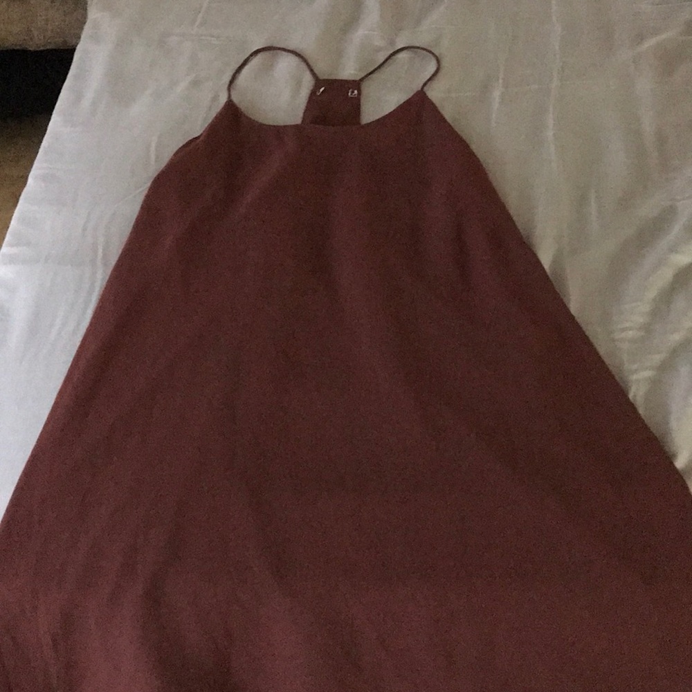 Maroon dress